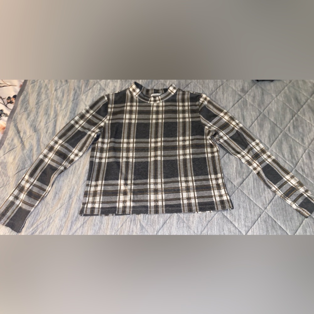 Stardust Ladies Plaid Inspired Long Sleeve T-Shirt